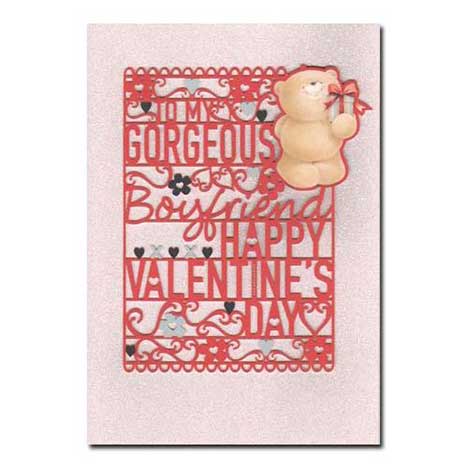 Gorgeous Boyfriend Forever Friends Valentines Day Card